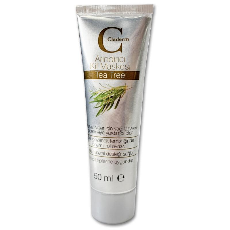Claderm Purifying Clay Mask Tea Tree 50 ml - Lujain Beauty