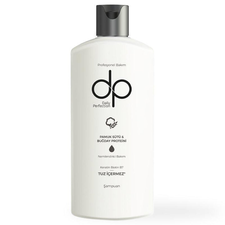 Dp Cotton Milk and Wheat Protein Salt-Free Shampoo 500 ml - Lujain Beauty