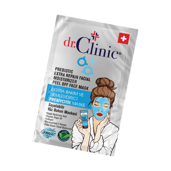 Dr.Clinic PREBIOTIC Extra Moisturizing Peel Off Mask 10 ml - Lujain Beauty