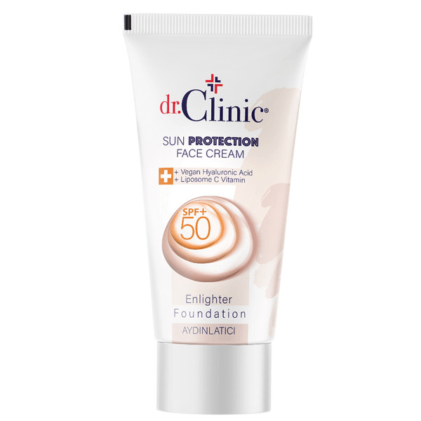 Dr.Clinic Spf 50+ Brightening Sun Cream 50 ml - Lujain Beauty
