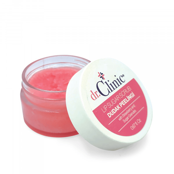 Dr.Clinic Strawberry Flavored Lip Scrub - Lujain Beauty