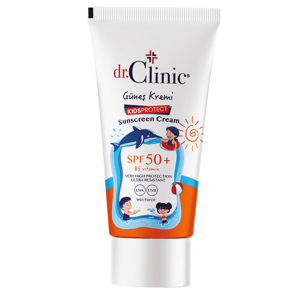 Dr.Clinic Sunscreen Kids Cream Spf 50+ (50ml) - Lujain Beauty