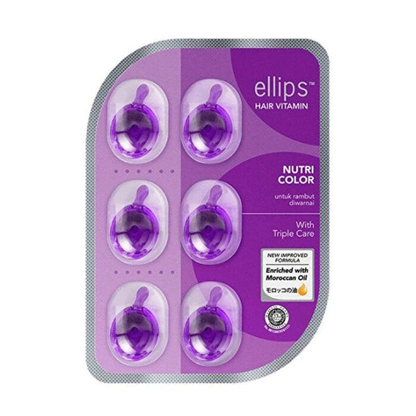 Ellipse Hair Vitamin 6-pack Capsule Special for Dyed Hair - Lujain Beauty