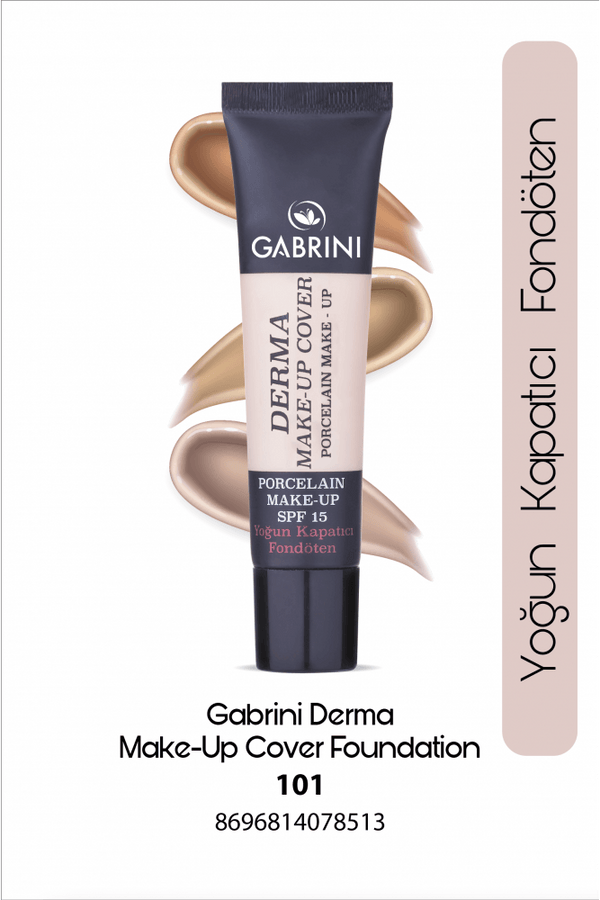 GABRINI DERMA MAKE-UP COVER FOUNDATION 101 - Lujain Beauty