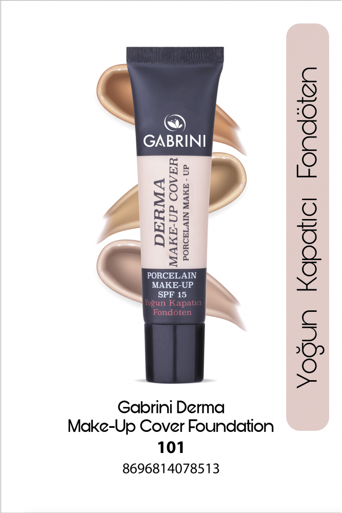 GABRINI DERMA MAKE-UP COVER FOUNDATION 101 - Lujain Beauty