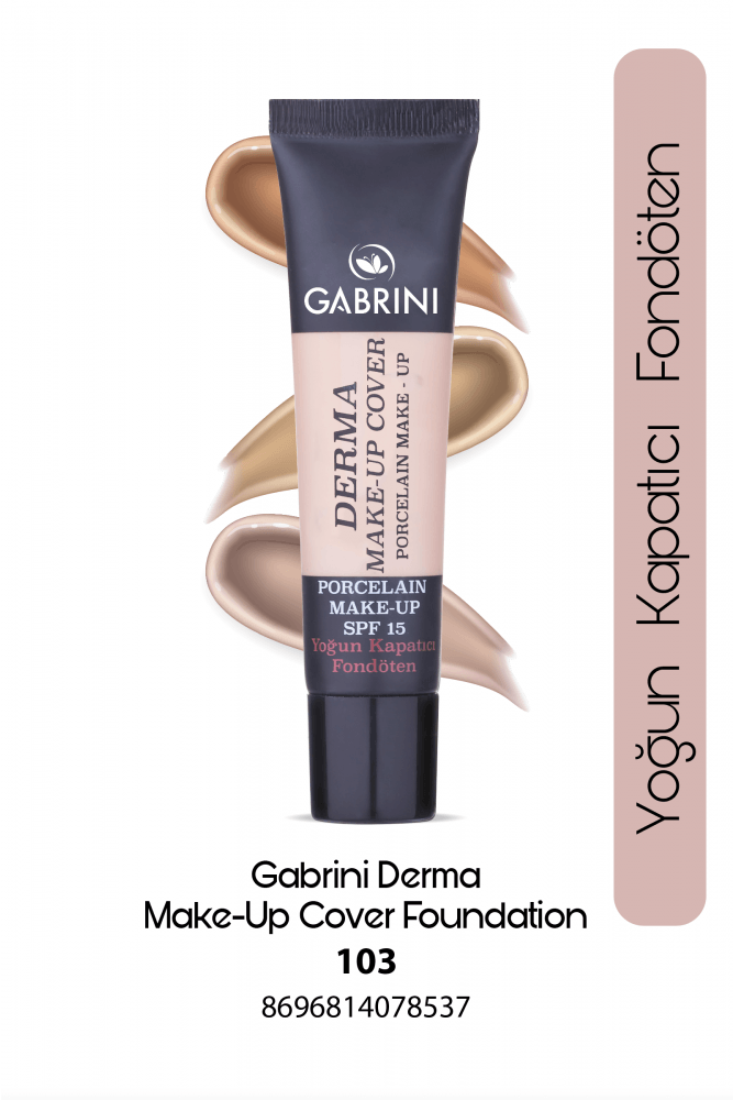 GABRINI DERMA MAKE-UP COVER FOUNDATION 103 - Lujain Beauty