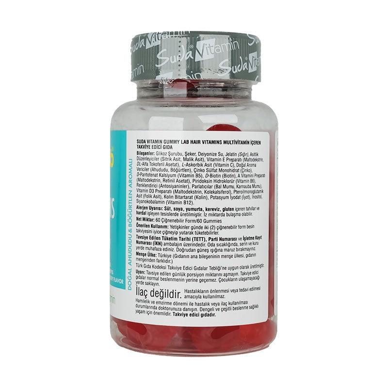 Gummy Lab Hair Vitamins 60 Gummies