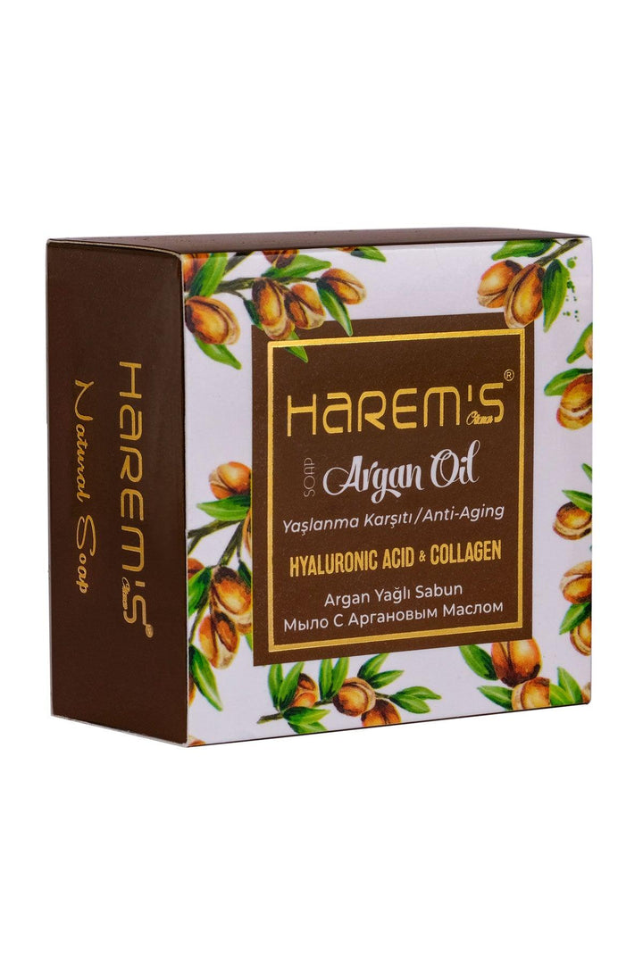Harem's Ottoman Argan Oil Soap With Hyaluronic Acid 150 g - Lujain Beauty
