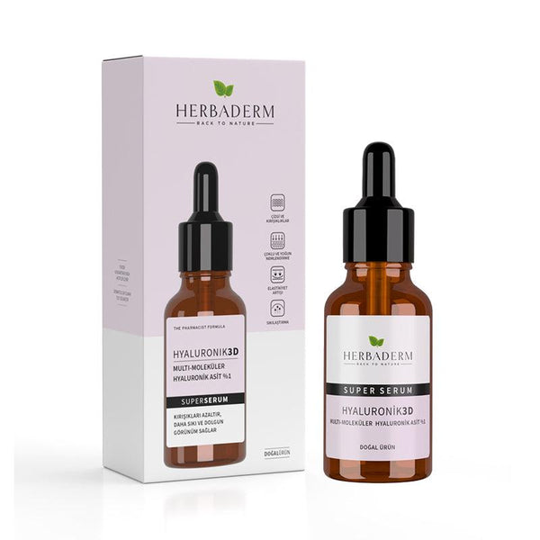 Herbaderm Hyaluronic 3D Superserum Face Serum 30 ml - Lujain Beauty