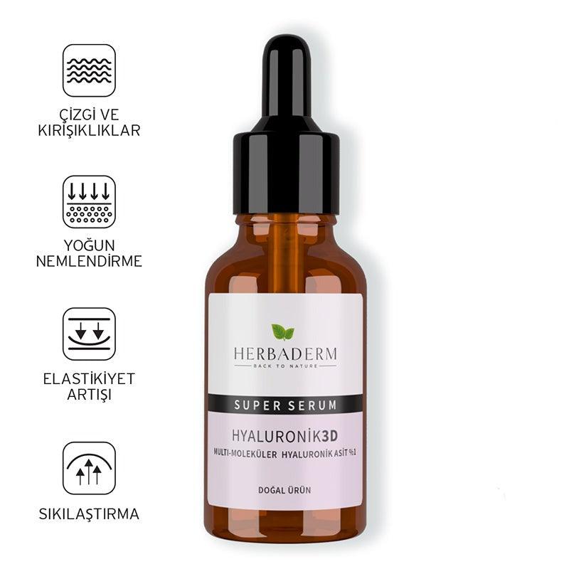 Herbaderm Hyaluronic 3D Superserum Face Serum 30 ml