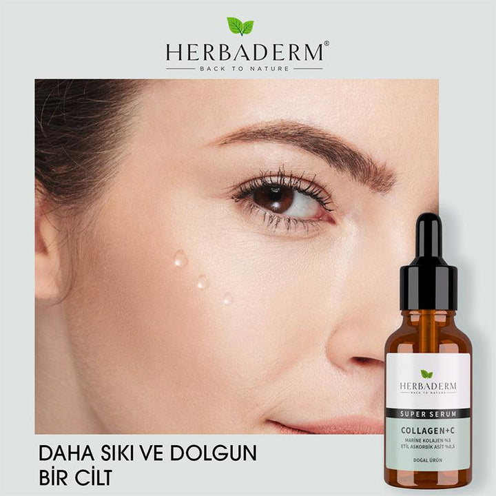 Herbaderm Superserum Collagen+C Face Serum 30 ml - Lujain Beauty