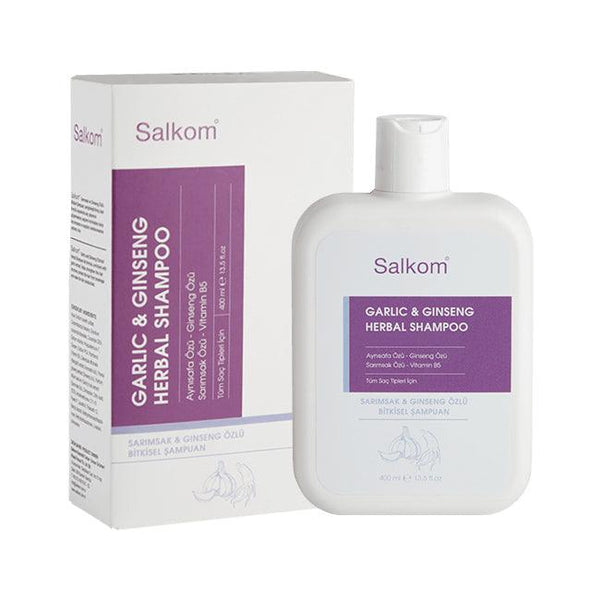 Herbal Shampoo With Garlic & Ginseng Extract 400 ml | Salkom