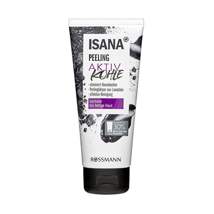 Isana Activated Charcoal Peeling 100 ml - Lujain Beauty