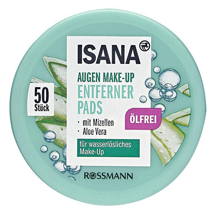 Isana Eye Makeup Cleansing 50 Pads - Lujain Beauty