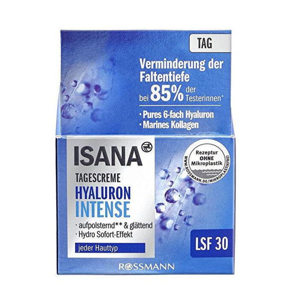 ISANA Hyaluron Intense Day Cream Spf 30 50 ml - Lujain Beauty