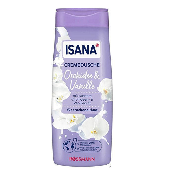 ISANA Orchid & Vanilla Creamy Shower Gel 300 ml - Lujain Beauty