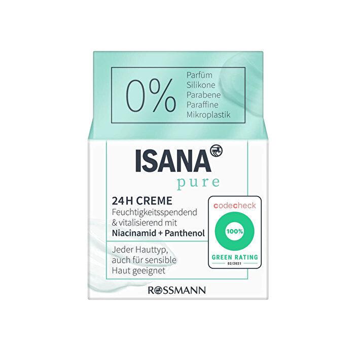 ISANA Pure Moisturizing Cream 24H Niacinamide 50 ml - Lujain Beauty