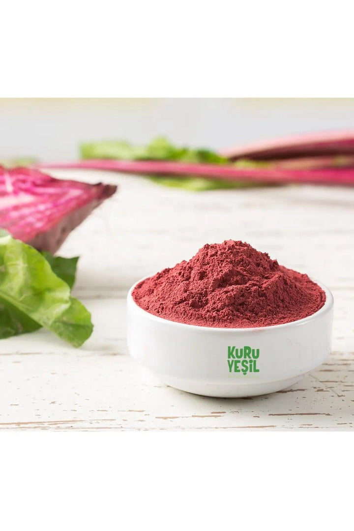 Kuru Yesil Organic Red Beet Powder 100 G Beet Root Powder Natural Nitric Oxide Booster - Lujain Beauty