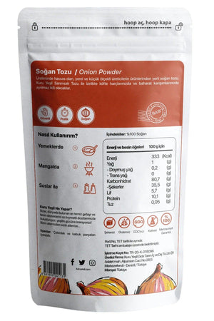 Kuru Yesil Turkish Garlic Powder 100 gr Turkish Onion Powder 100 gr Vegan Gluten-free Additive-free - Lujain Beauty