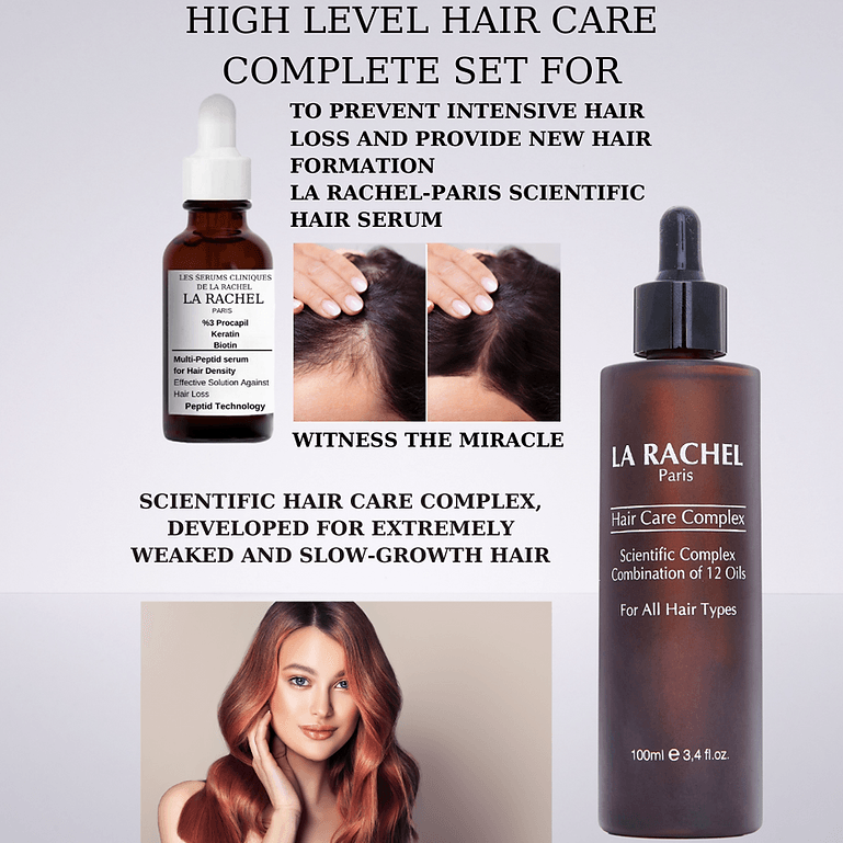 La Rachel Paris Herbal Hair Care Complex Developed for Slow Growing and Excessively Damaged Hair 100 ml - Lujain Beauty