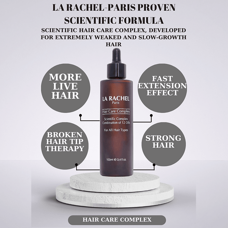 La Rachel Paris Herbal Hair Care Complex Developed for Slow Growing and Excessively Damaged Hair 100 ml - Lujain Beauty