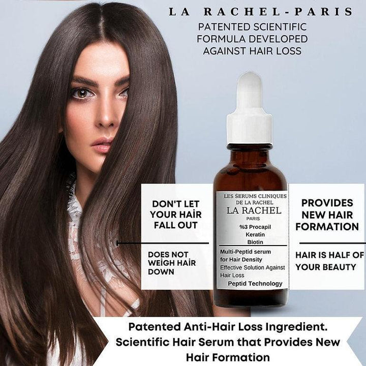 La Rachel Paris Miraculous hair serum that reduces hair loss by 99% and creates 121% new hair - Lujain Beauty