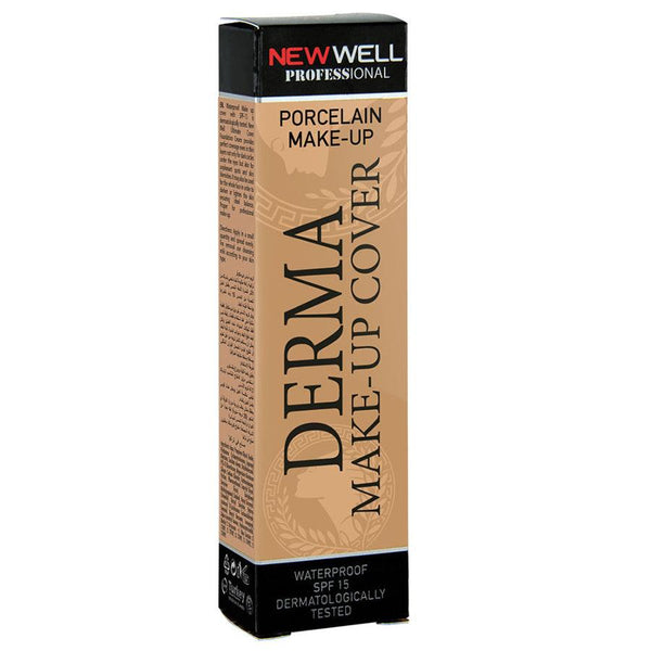New Well Derma Make-Up Cover Foundation - 01 Gold - Lujain Beauty