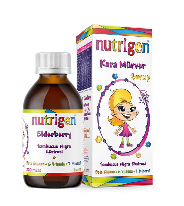 Nutrigen Elderberry Multivitamin & Mineral 200 ml - Lujain Beauty