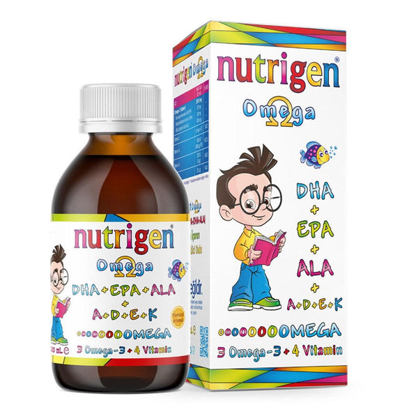 Nutrigen Omega3 For Brain, Cognitive Function & Vision Syrup 200 ml - Lujain Beauty