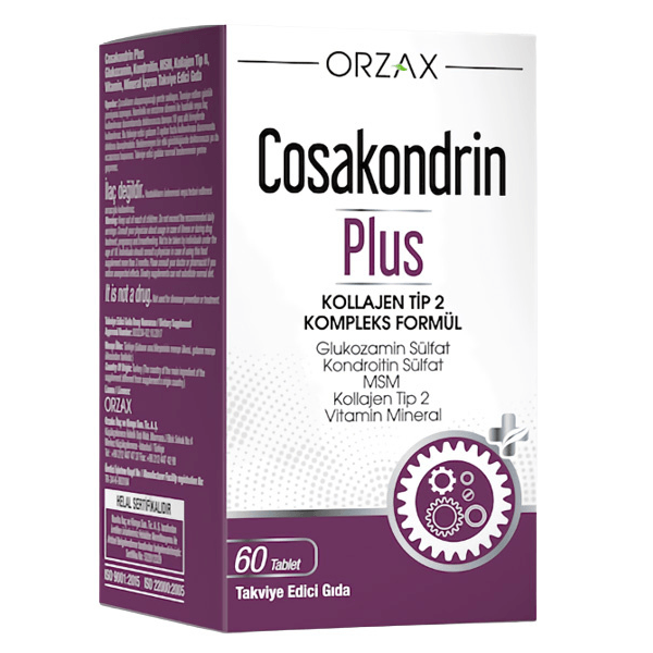 Orzax Cosakondrin Plus 60 Tablet - Lujain Beauty