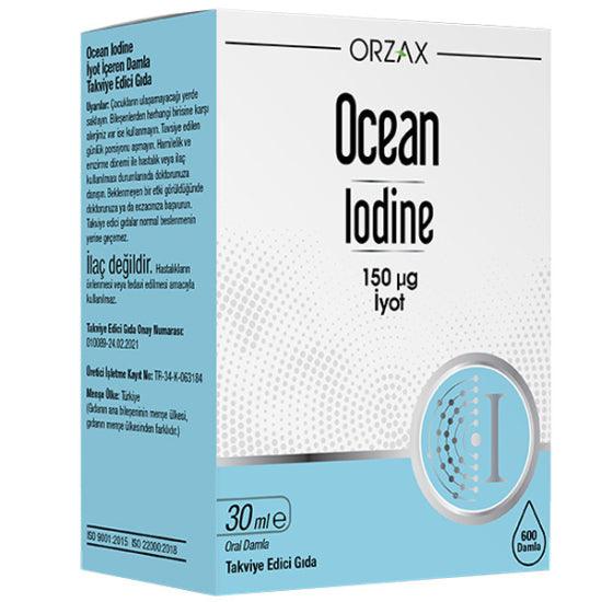 Orzax Ocean Iodine Drops 30ml - Lujain Beauty