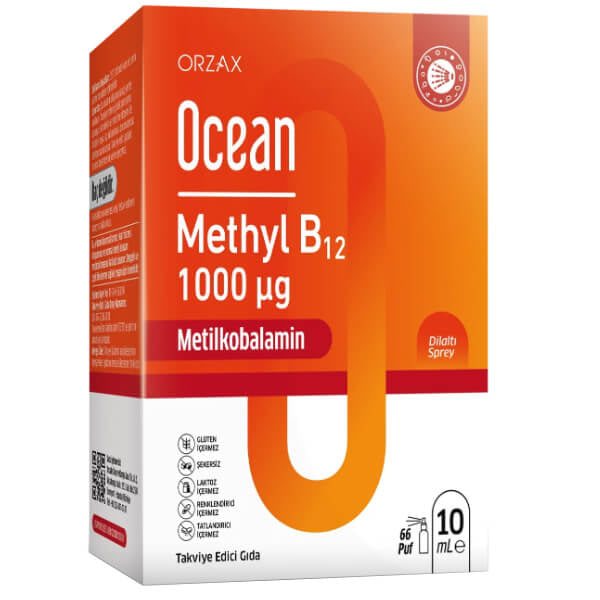 Orzax Ocean Methyl B12 1000mcg Spray 10ml