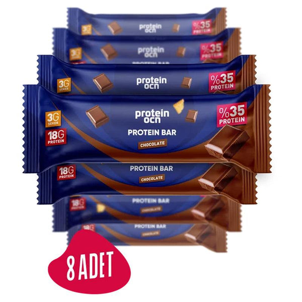 Protein Ocean PROTEİN BAR 18G PROTEİN, 3G BCAA Chocolate - Lujain Beauty