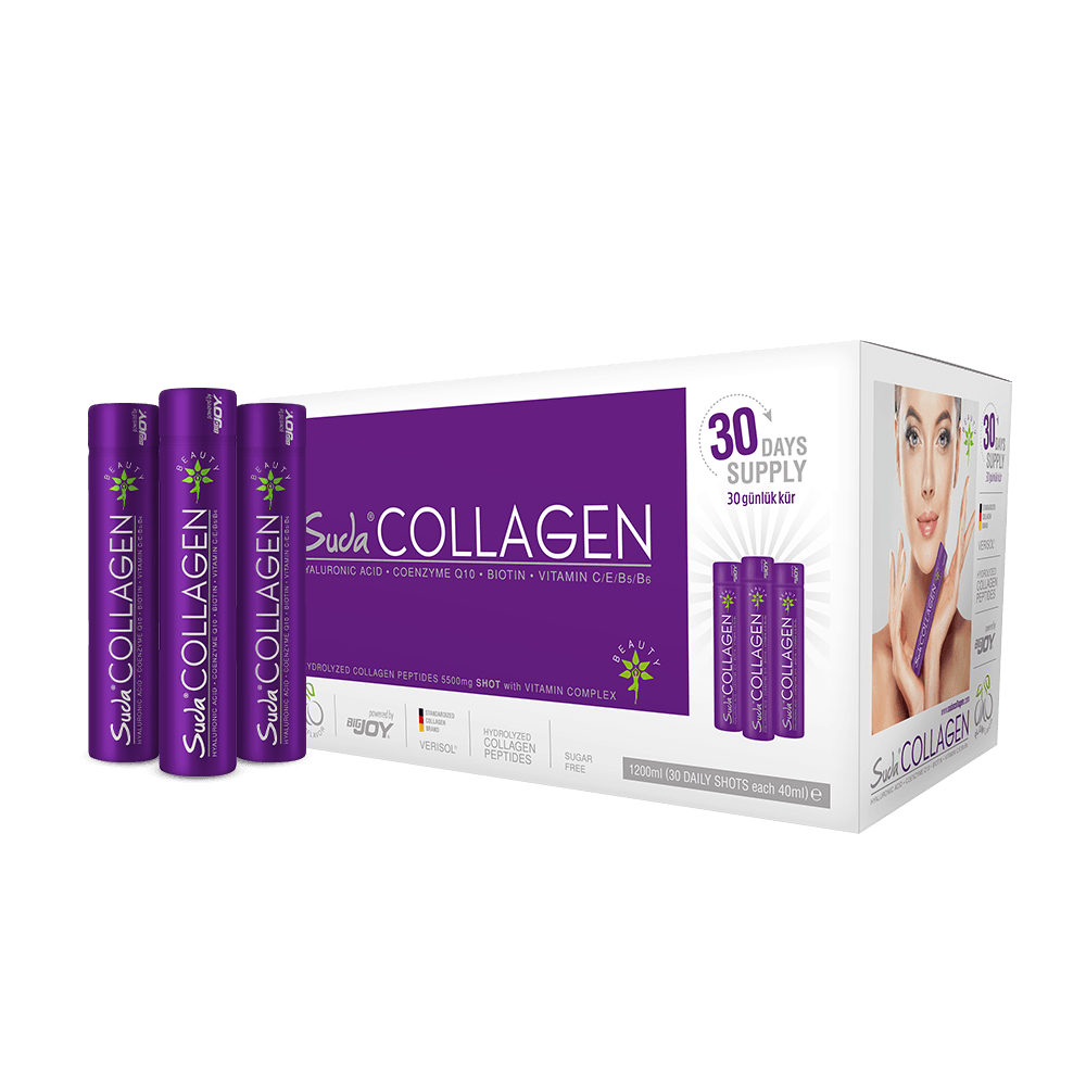 Ready-to-Drink Liquid Hydrolyzed Collagen Peptides 40 ml X 30 Shots | Suda Collagen - Lujain Beauty