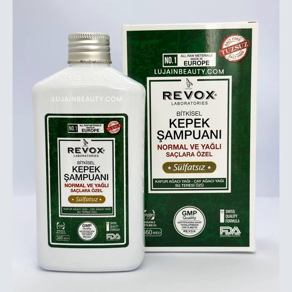 Revox Herbal Anti-Dandruff Shampoo Salt-Free Sulfate-Free | For Normal And Oily Hair - Lujain Beauty