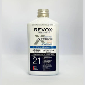 Revox X-Treme Extra Care Shampoo for Shedding and Late Growing Hair 400 ml - Lujain Beauty