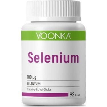 Selenium 100 mcg 92 Tablets Voonka - Lujain Beauty