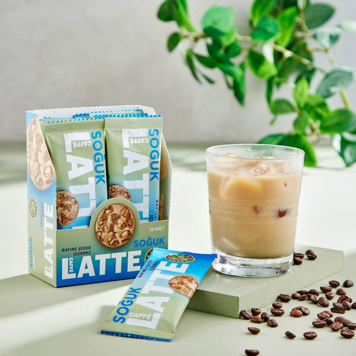 Special Series Cold Coffee Caffe Latte Refined No Added Sugar 10 Pack | Kahve Dunyasi - Lujain Beauty
