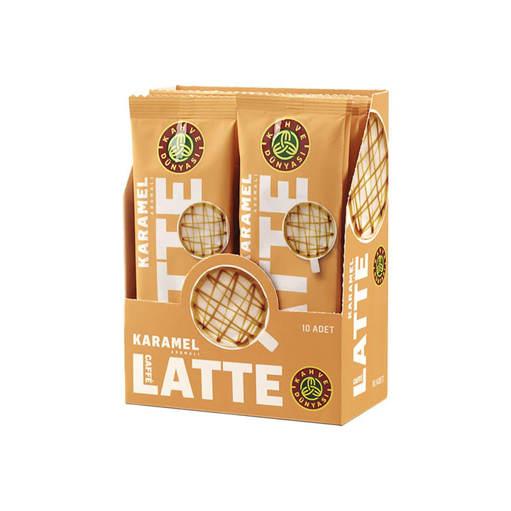 Special Series Hot Coffee Caramel Flavored Caffe Latte 10 Pack | Kahve Dunyasi - Lujain Beauty