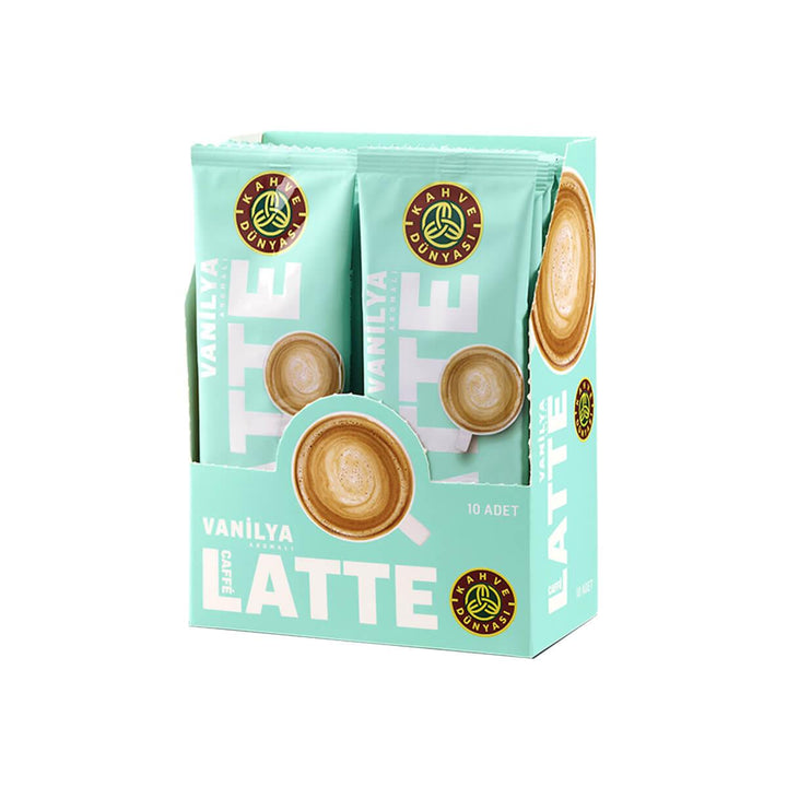 Special Series Hot Coffee Vanilla Flavored Caffe Latte 10 Pack | Kahve Dunyasi - Lujain Beauty