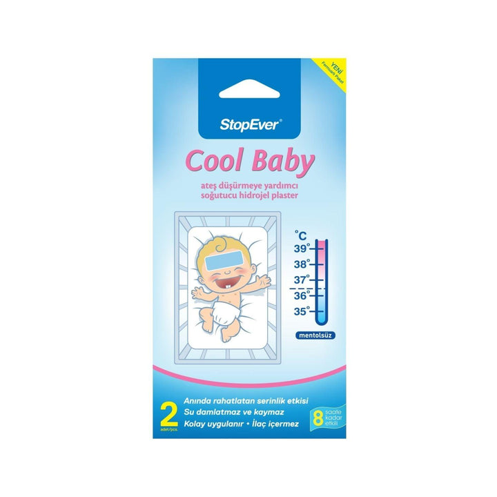 Stop Ever Cool Baby Fever Reducing Plaster X5 - Lujain Beauty