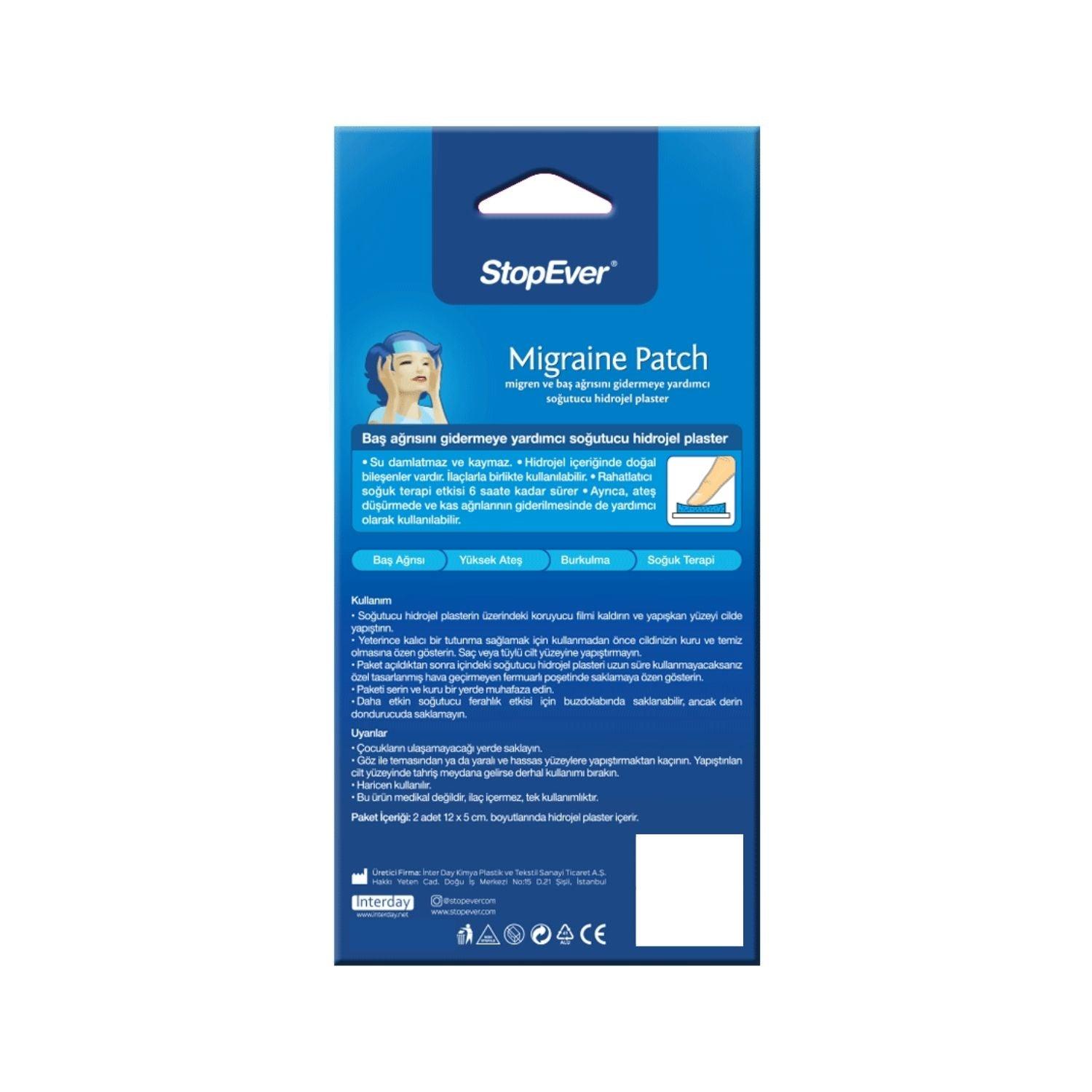 Stop Ever Migraine Patch X5 - Lujain Beauty