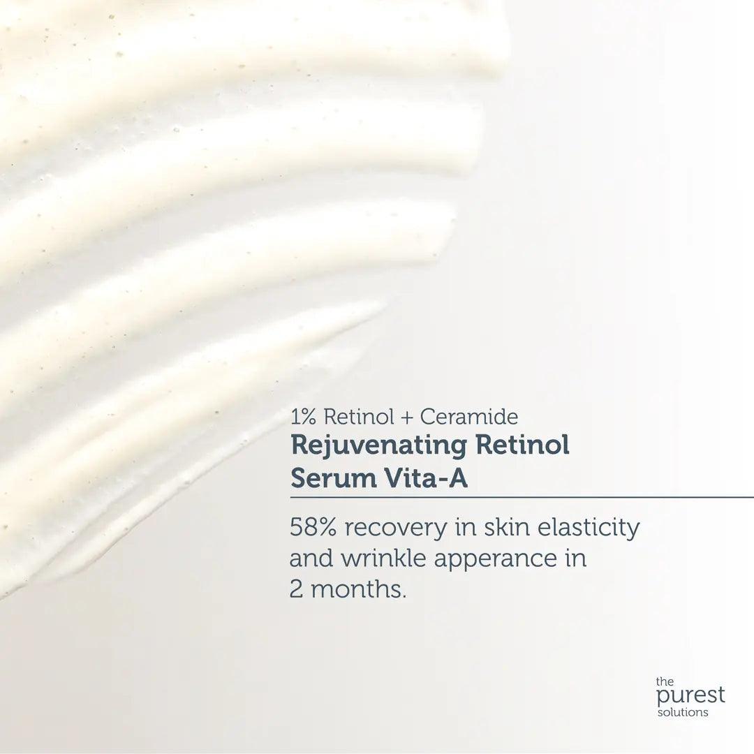 The Purest Solutions Anti-Aging Anti-Wrinkle Repairing Retinol Night Vitamin A Rejuvenating Retinol Serum 30 ml - Lujain Beauty
