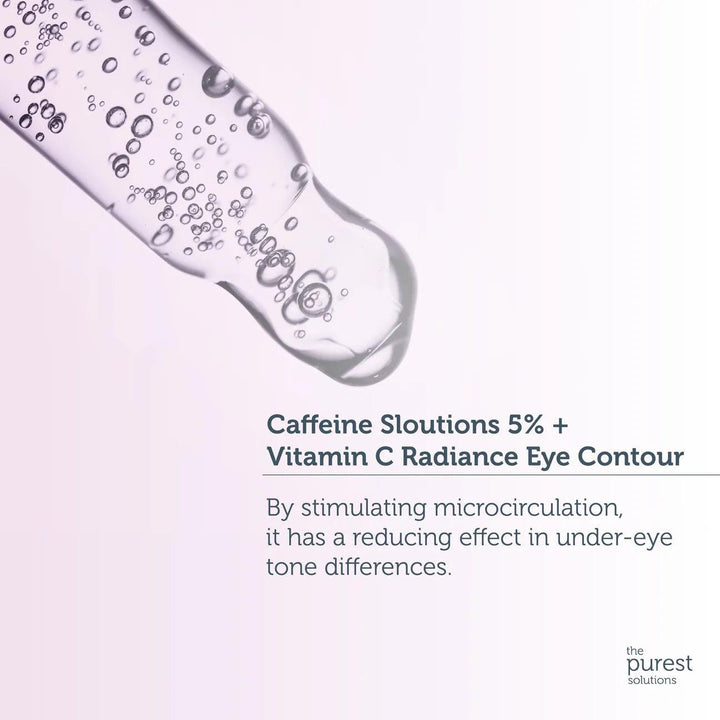 The Purest Solutions Anti-Puffiness And Blurring, Illuminating Caffeine Under Eye Serum 30 ml - Lujain Beauty