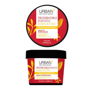 Twisted Curls Hibiscus & Shea Butter Intensive Hair Care Mask 230ml | Urban Care - Lujain Beauty