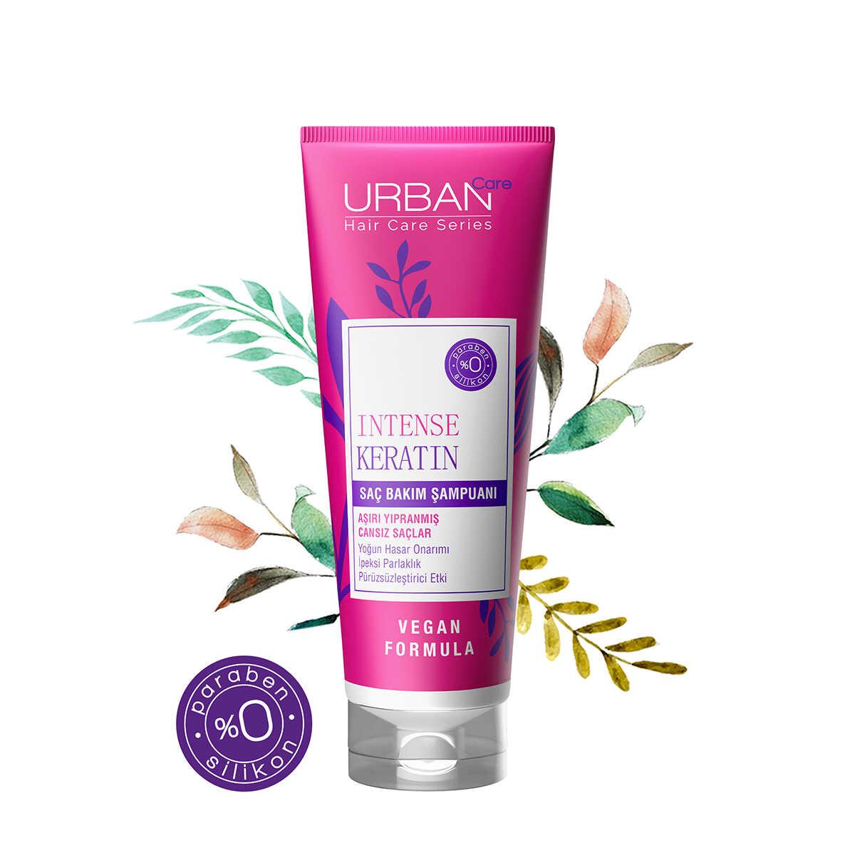 Urban Care Intense Keratin Hair Care Shampoo 250 ml - Lujain Beauty