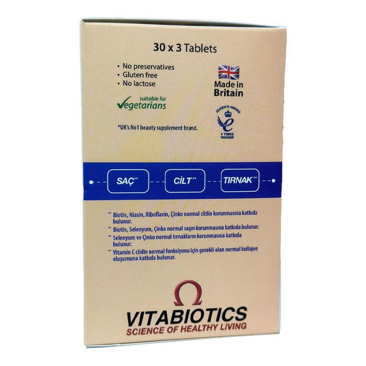 Vitabiotics Perfectil 30 Tablet X3 - Lujain Beauty