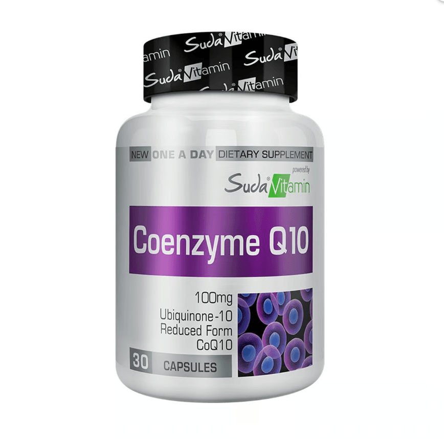 Vitamin Coenzyme Q10 30 Capsules 100 mg | Suda Vitamin - Lujain Beauty