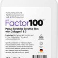 Factor100 Collagen Sunscreen Ultra Moisturizing Anti-Blemish High Protection Spf50+ 100ml