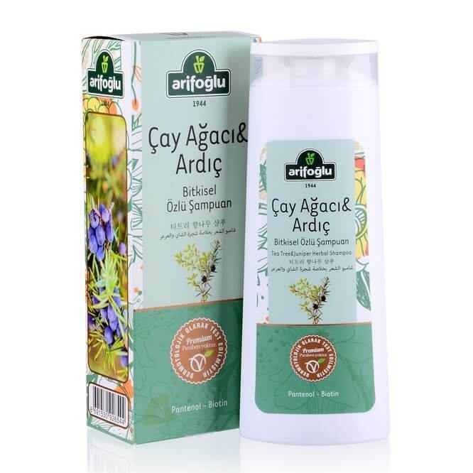 Arifoglu Herbal Shampoo with Tea Tree And Juniper Extract 400ml - Lujain Beauty